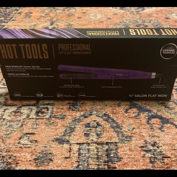 Purple Hot Tools straightener - Picture 2 of 2